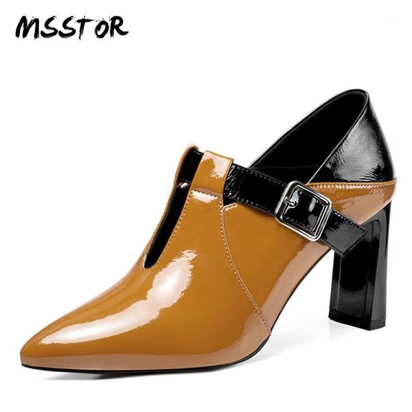 msstor hollow mixed colors party shoes for women strange style elegant peep toe high heels buckle strap women pumps .5cm1, Black
msstor hollow mixed colors party shoes for women strange style elegant peep toe high heels buckle strap women pumps .5cm1, Black