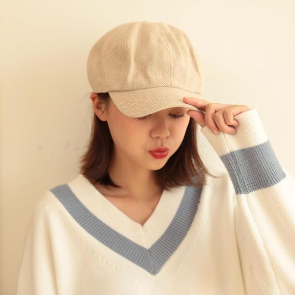 newsboy cap wool women octagonal cap woolen tweed panel plaid british style brand vintage flat beret, Blue;gray
newsboy cap wool women octagonal cap woolen tweed panel plaid british style brand vintage flat beret, Blue;gray