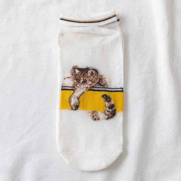 summer new cartoon cat thin transparent card stockings ins children's boat lovely glass silk boat socks socks children lna0w, Black
summer new cartoon cat thin transparent card stockings ins children's boat lovely glass silk boat socks socks children lna0w, Black