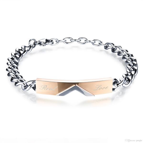 real love couple bracelet titanium stainless steel chain lover jewel black gold color wedding anniversary valentine gift gx789
real love couple bracelet titanium stainless steel chain lover jewel black gold color wedding anniversary valentine gift gx789