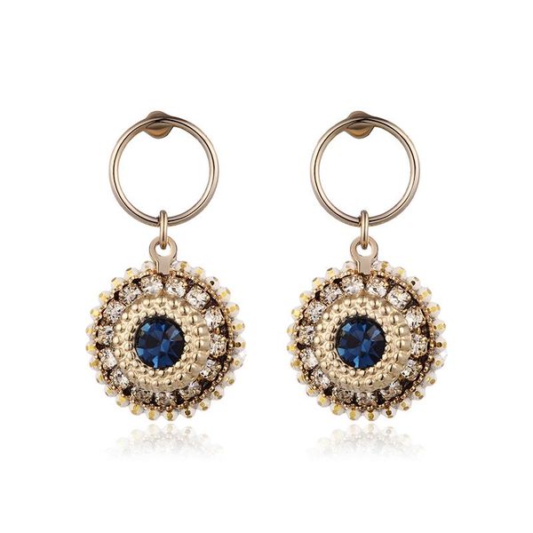 dangle & chandelier female rhinestone round dangler drop earrings vintage fashion jewelry original brand brincos blue stones hanging earring, Silver
dangle & chandelier female rhinestone round dangler drop earrings vintage fashion jewelry original brand brincos blue stones hanging earring, Silver