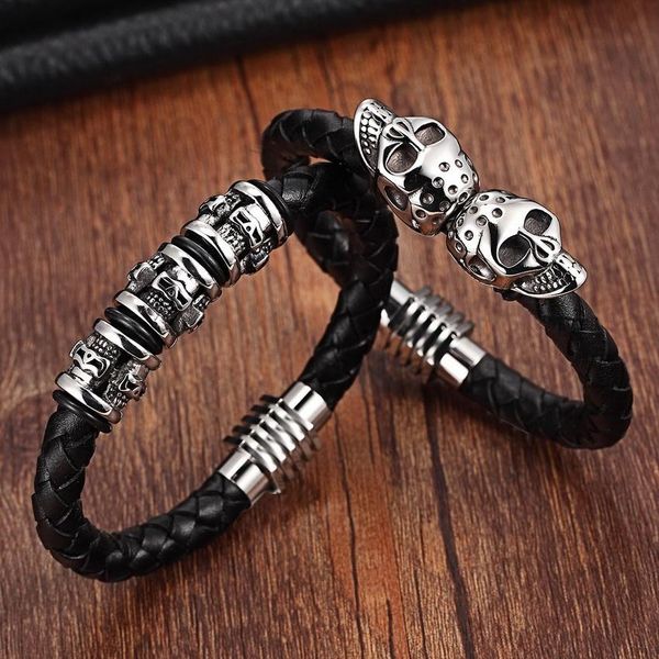 xqni wrap braided bracelet non-fading rope chain black genuine leather bracelets skeleton accessories for memorial gift discount sqcuyn, Golden;silver
xqni wrap braided bracelet non-fading rope chain black genuine leather bracelets skeleton accessories for memorial gift discount sqcuyn, Golden;silver
