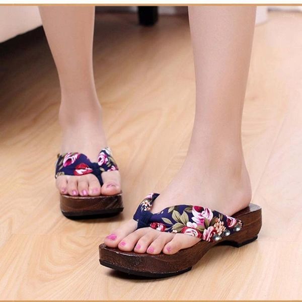 slippers summer platform shoes women boho ladies casual floral printed fashion female wood flip flops d21, Black
slippers summer platform shoes women boho ladies casual floral printed fashion female wood flip flops d21, Black