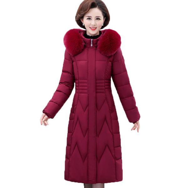 women's down & parkas long cotton coat winter jacket padded parker middle-aged and elderly outwear plus size 5, Black
women's down & parkas long cotton coat winter jacket padded parker middle-aged and elderly outwear plus size 5, Black