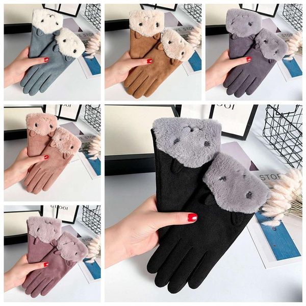 cute cartoon gloves winter thicken warm gloves for women girls lovely full fingers hair wool mittens, Blue;gray
cute cartoon gloves winter thicken warm gloves for women girls lovely full fingers hair wool mittens, Blue;gray