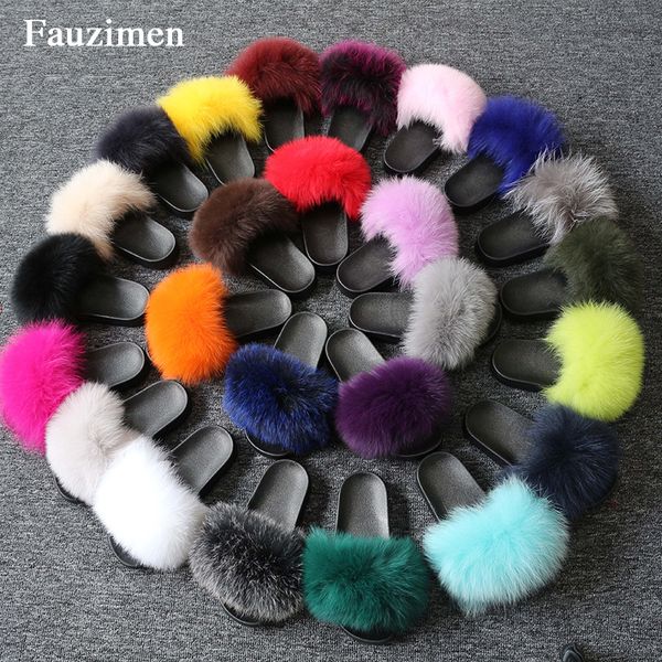 new plush furry summer soft real fox fur slippers winter flats plush fluffy flip flops for girls outwear slides women shoes x1020, Black
new plush furry summer soft real fox fur slippers winter flats plush fluffy flip flops for girls outwear slides women shoes x1020, Black