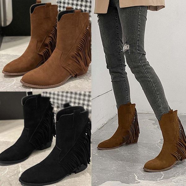 boots women's plus size tassel ankle pointed toe fashion retro british style girls single boot sneakers high quality, Black
boots women's plus size tassel ankle pointed toe fashion retro british style girls single boot sneakers high quality, Black