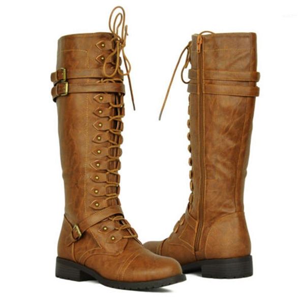 boots knee high women autumn winter lace up vintage flat shoes steampunk leather retro buckle ladies snow boots1, Black
boots knee high women autumn winter lace up vintage flat shoes steampunk leather retro buckle ladies snow boots1, Black