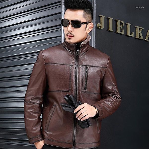 winter warm slim jackets genuine leather jacket men 2020 fashion sheepskin coat wool coats jaqueta de couro zl3841, Black
winter warm slim jackets genuine leather jacket men 2020 fashion sheepskin coat wool coats jaqueta de couro zl3841, Black
