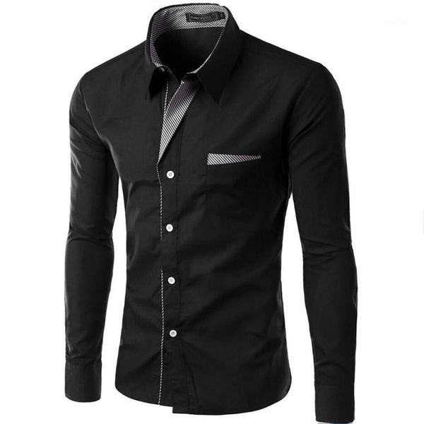 new fashion camisa masculina long sleeve shirt men slim fit design formal casual brand male dress shirt size -4xl1, White;black
new fashion camisa masculina long sleeve shirt men slim fit design formal casual brand male dress shirt size -4xl1, White;black