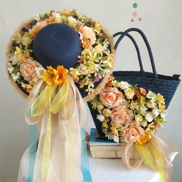 женщины моды цветок summer beach соломенной сумка богемия стиль отдых отпуск hat костюм ручной weave ротанг сумка
женщины моды цветок summer beach соломенной сумка богемия стиль отдых отпуск hat костюм ручной weave ротанг сумка