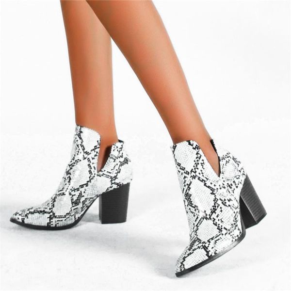 size 43 snake skin high heel leather boots for women pointed toe boots heel pumps women shoes high ankle autumn, Black
size 43 snake skin high heel leather boots for women pointed toe boots heel pumps women shoes high ankle autumn, Black