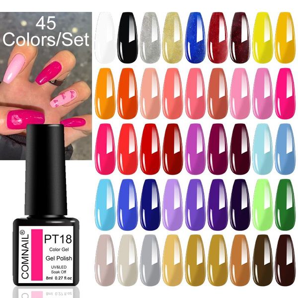 nail gel 45pcs polish set soak off uv led varnish long lasting art lacquer cured by dryer need base coat, Red;pink
nail gel 45pcs polish set soak off uv led varnish long lasting art lacquer cured by dryer need base coat, Red;pink