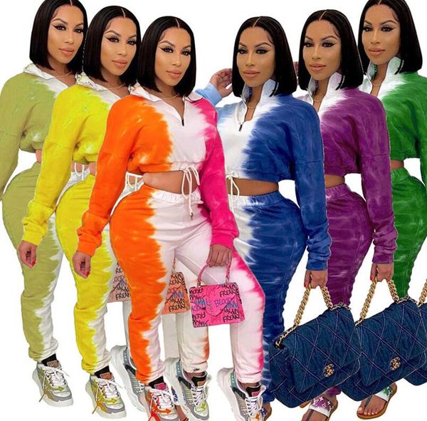gradient tie-dye women tracksuit long sleeve crop turn-down collar half zipper sweater+legging pants outfits clothing s-3xl d102604, Gray
gradient tie-dye women tracksuit long sleeve crop turn-down collar half zipper sweater+legging pants outfits clothing s-3xl d102604, Gray