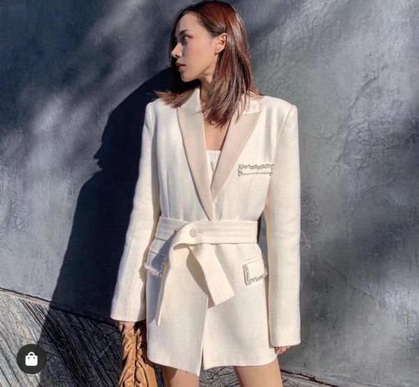 2020 autumn women wool beading blazer jacket ladies white jacket coat gdnz 7.271, White;black
2020 autumn women wool beading blazer jacket ladies white jacket coat gdnz 7.271, White;black