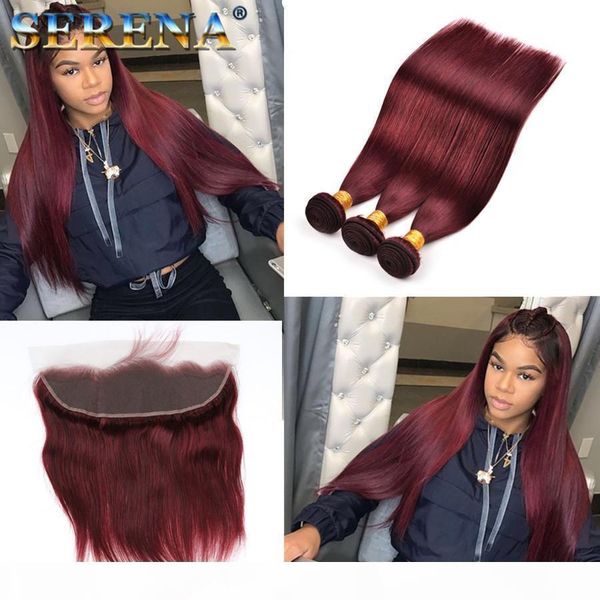 colored 99j hair extensions 100% brazilian human hair weave 3pcs weave weft + 1pc part frontal 13"x4" full head straight 4pcs, Black;brown
colored 99j hair extensions 100% brazilian human hair weave 3pcs weave weft + 1pc part frontal 13"x4" full head straight 4pcs, Black;brown