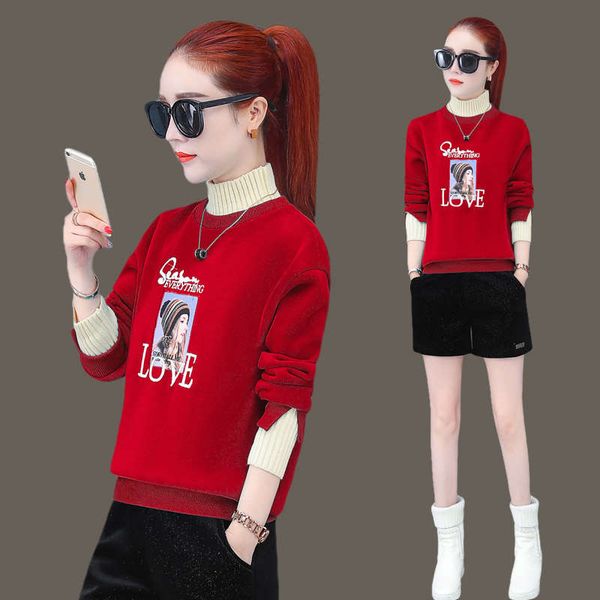 fake two pieces of sweater plush thickened little girl 2020 new autumn and winter foreign style junior short fashion, Black
fake two pieces of sweater plush thickened little girl 2020 new autumn and winter foreign style junior short fashion, Black