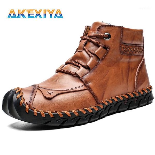brand winter men boots thick plush warm male snow boots leather man ankle waterproof non-slip man moccasins1, Black
brand winter men boots thick plush warm male snow boots leather man ankle waterproof non-slip man moccasins1, Black