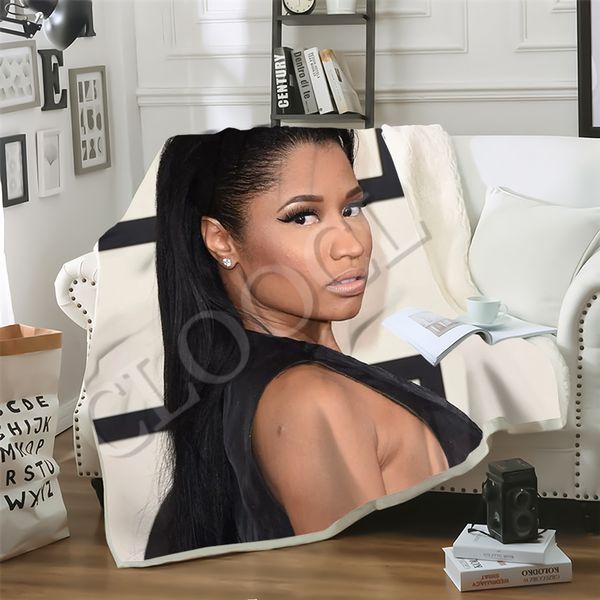 cloocl 2020 popular hip hop rapper nicki minaj blanket 3d print double layer fashion casual sofa youth bedding throw blankets
cloocl 2020 popular hip hop rapper nicki minaj blanket 3d print double layer fashion casual sofa youth bedding throw blankets