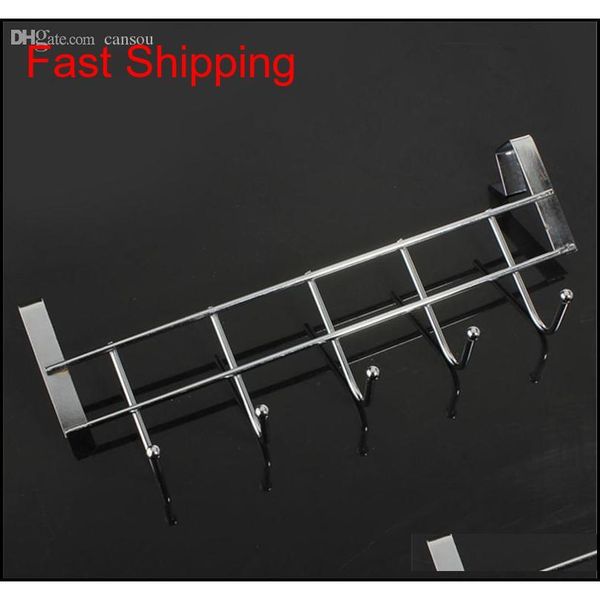 wholesale-5 hooks stainless steel over door home bathroom kitchen coat towel loop hanger rack holder qylchf bde_luck
wholesale-5 hooks stainless steel over door home bathroom kitchen coat towel loop hanger rack holder qylchf bde_luck