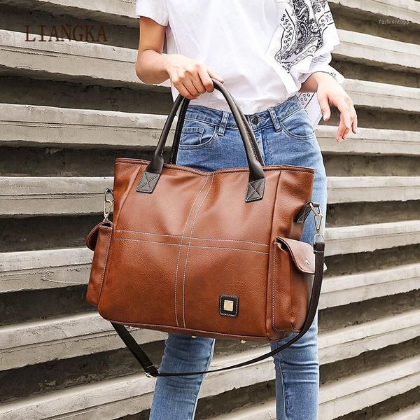 duffel bags 2021 fashion retro simple tote for women luxury handbags large capacity lady shoulder handbag pu leather dames1
duffel bags 2021 fashion retro simple tote for women luxury handbags large capacity lady shoulder handbag pu leather dames1