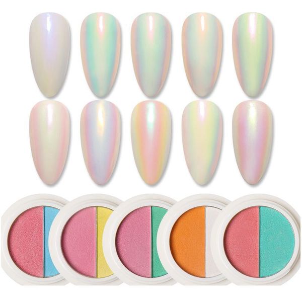 1 box tow color auroras nail powder glitter sparkly nail chrome pigment dust manicuring nail art dec jllpwz, Silver;gold
1 box tow color auroras nail powder glitter sparkly nail chrome pigment dust manicuring nail art dec jllpwz, Silver;gold