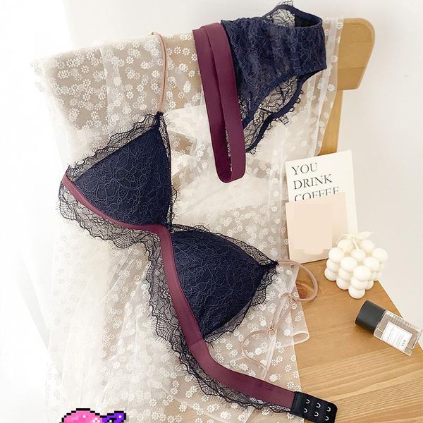 bras sets women no steel ring wire bra lace lash floral briefs underwear triangle cup young girls intimates lingerie, Red;black
bras sets women no steel ring wire bra lace lash floral briefs underwear triangle cup young girls intimates lingerie, Red;black