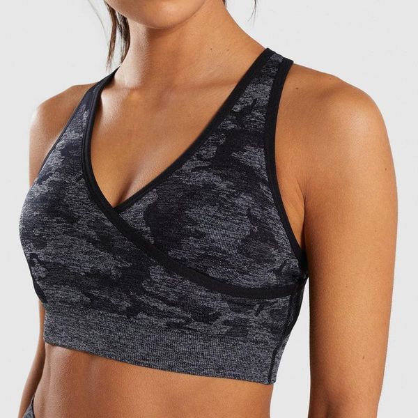 camouflage sports brassiere women's running yoga fitness underwear -resistant push up quick-dry vest bra, White;black
camouflage sports brassiere women's running yoga fitness underwear -resistant push up quick-dry vest bra, White;black
