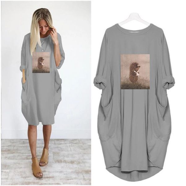 summer women dresses hedgehog in the fog print cartoon clothes loose women clothes plus size mini dress casual mujer fashion, Black;gray
summer women dresses hedgehog in the fog print cartoon clothes loose women clothes plus size mini dress casual mujer fashion, Black;gray