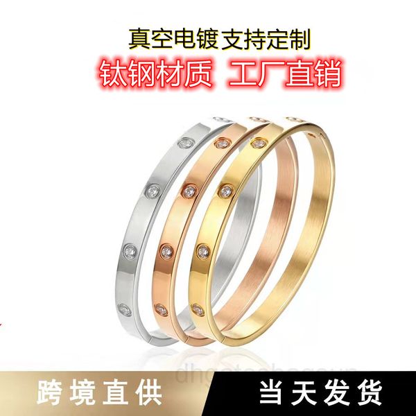 high end quality net red 18k rose gold bracelet men and women couple bracelet classic buckle, Black
high end quality net red 18k rose gold bracelet men and women couple bracelet classic buckle, Black