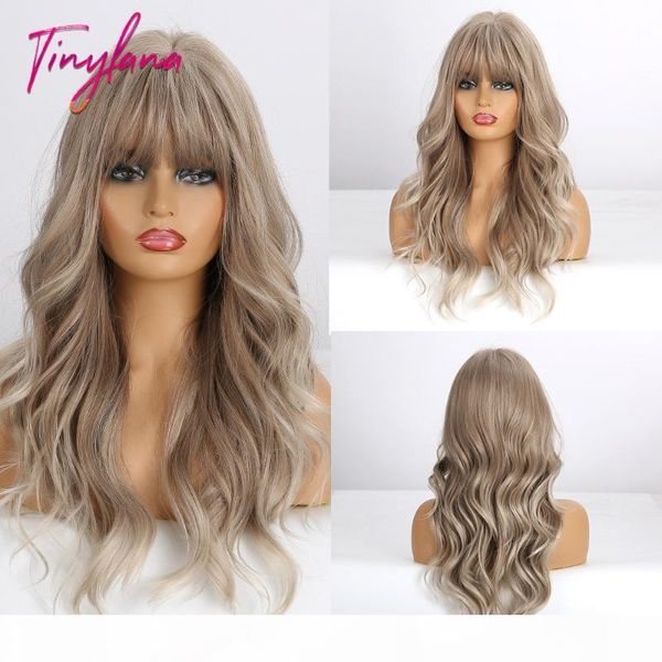 tiny lana long wavy ombre light brown blonde ash wigs with bangs synthetic party cosplay hair wigs for black women fake hair
tiny lana long wavy ombre light brown blonde ash wigs with bangs synthetic party cosplay hair wigs for black women fake hair