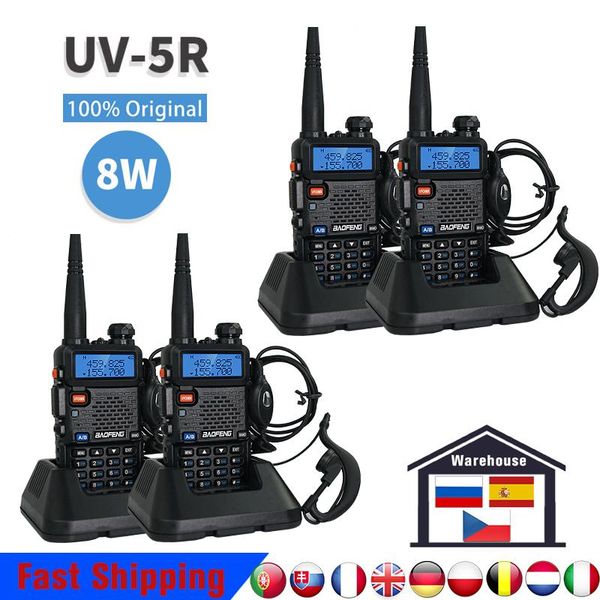 original real 8w baofeng uv 5r walkie talkie uv5r dual band vhf/uhf136-174mhz&400-520mhz 128ch ham radio fast delivery no delay
original real 8w baofeng uv 5r walkie talkie uv5r dual band vhf/uhf136-174mhz&400-520mhz 128ch ham radio fast delivery no delay