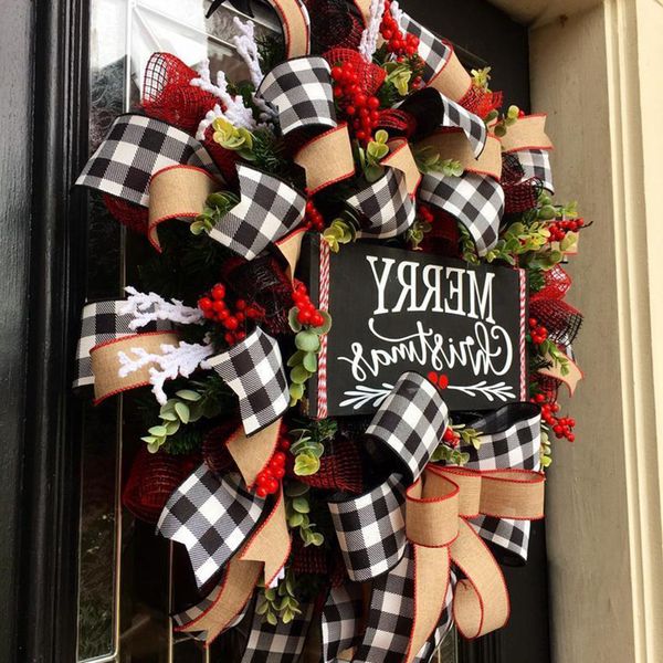рождественские горячие 28/35/45/50 см buffalo check holiday festival window wall weath home украшение j99store
рождественские горячие 28/35/45/50 см buffalo check holiday festival window wall weath home украшение j99store