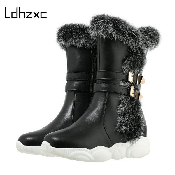 ldhzxc plus size 33-46 new snow boots women wedges zipper mid-calf boots white black platform shoes warm fur winter female
ldhzxc plus size 33-46 new snow boots women wedges zipper mid-calf boots white black platform shoes warm fur winter female
