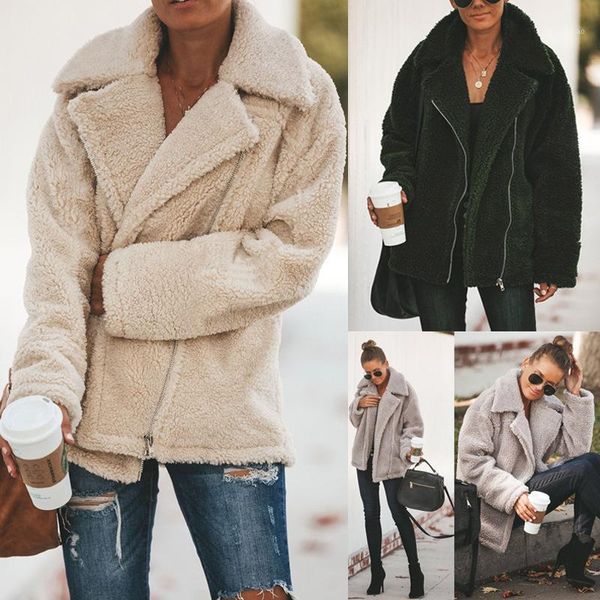 women overcoat 2019 fashion loose solid colors womens casual outwear coats autumn and winter female warm zipper jacket coats1, Black;brown
women overcoat 2019 fashion loose solid colors womens casual outwear coats autumn and winter female warm zipper jacket coats1, Black;brown