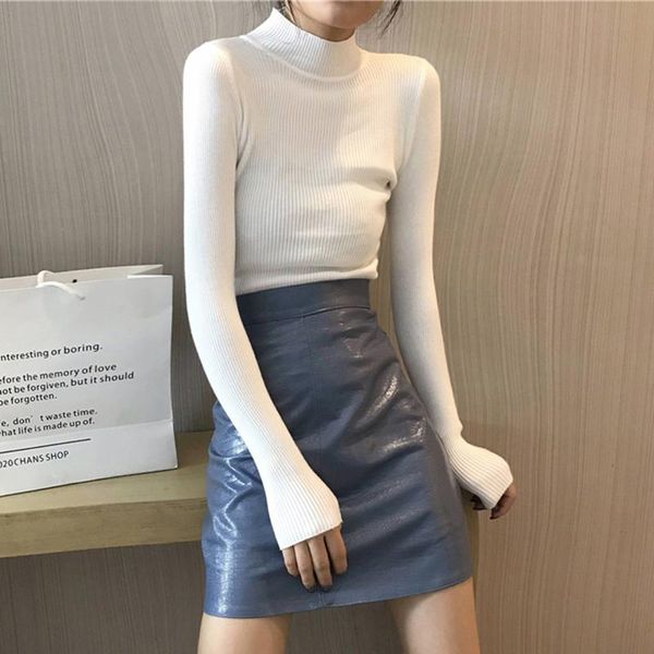 aossviao autumn winter turtleneck slim sweater pullover women 2020 elegant female knitted basic sweaters pull femme bbyhce lg2010, White;black
aossviao autumn winter turtleneck slim sweater pullover women 2020 elegant female knitted basic sweaters pull femme bbyhce lg2010, White;black