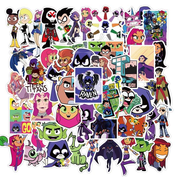 50pcs/set teen titans cartoon small waterproof sticker for laptravel case bike skateboard
50pcs/set teen titans cartoon small waterproof sticker for laptravel case bike skateboard