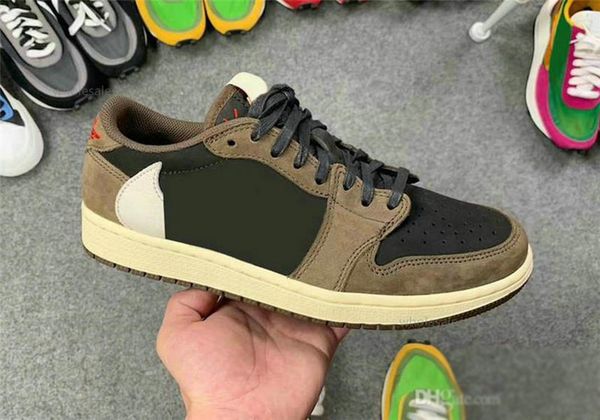 2021 travis scott x 1 low og sp ts 1s brown black basketball shoes sports sneakers, Black;red
2021 travis scott x 1 low og sp ts 1s brown black basketball shoes sports sneakers, Black;red