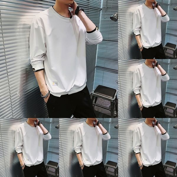 2020 spring and autumn new men's sweater sweaterround collar sweater korean fashion fashion brand ins men's casual g1zcl, Black
2020 spring and autumn new men's sweater sweaterround collar sweater korean fashion fashion brand ins men's casual g1zcl, Black