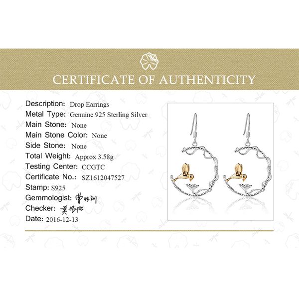 lotus fun real 925 sterling silver creative handmade christmas fine jewelry perfect lovely bird drop earrings for women brincos q1219
lotus fun real 925 sterling silver creative handmade christmas fine jewelry perfect lovely bird drop earrings for women brincos q1219