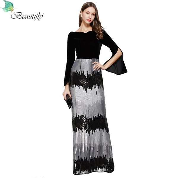 beautifly sequin&velvet black dress maxi gowns party floor-length zipper back female evening elegant women's prom dresses, White;black
beautifly sequin&velvet black dress maxi gowns party floor-length zipper back female evening elegant women's prom dresses, White;black