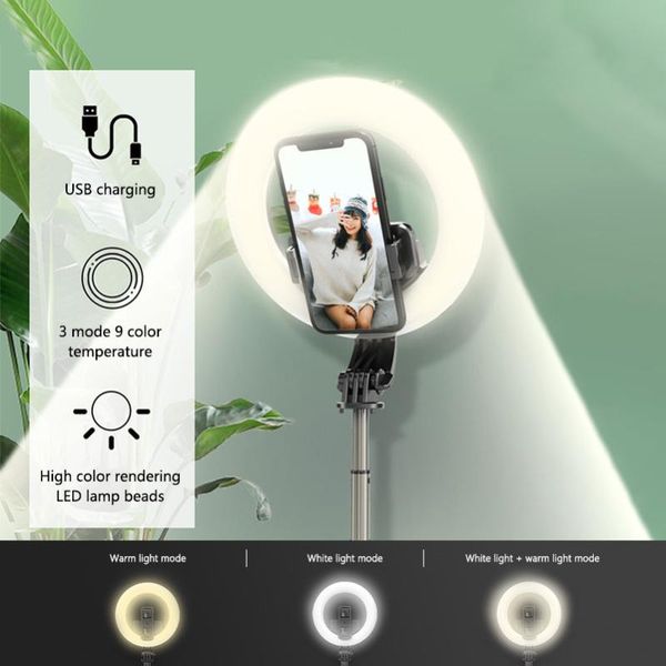 5 inch led ring light with tripod selfie stick for video live bluetooth selfie stick foldable tripod ring lamp for mobile phone
5 inch led ring light with tripod selfie stick for video live bluetooth selfie stick foldable tripod ring lamp for mobile phone