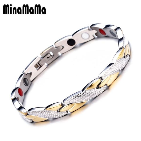 link, chain stainless steel link magnetic bracelets for men women germanium ion arthritis therapy boys jewelry, Black
link, chain stainless steel link magnetic bracelets for men women germanium ion arthritis therapy boys jewelry, Black