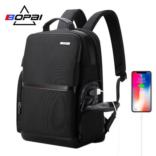 bopai 2020 черный бизнес ноутбука рюкзак usb зарядки высокая schoolbag нейлон школа рюкзак водоотталкивающая рюкзаке men zaino bbyizy
bopai 2020 черный бизнес ноутбука рюкзак usb зарядки высокая schoolbag нейлон школа рюкзак водоотталкивающая рюкзаке men zaino bbyizy