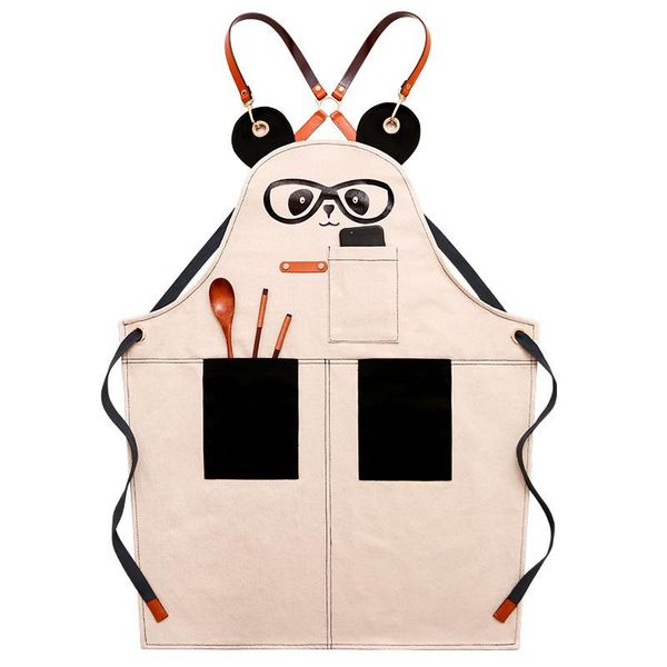 deetrust cute bear canvas black white men's apron bib pocket kitchen apron for women barista bartender home barber cook coffee
deetrust cute bear canvas black white men's apron bib pocket kitchen apron for women barista bartender home barber cook coffee