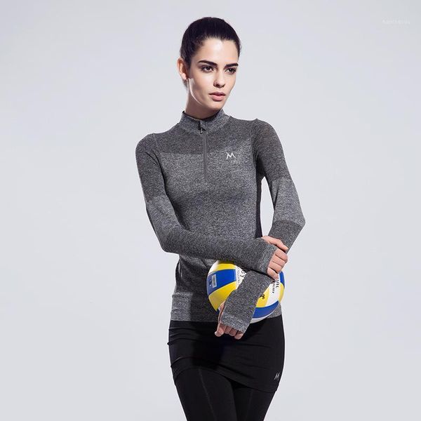 yoga outfits professional women's sport long-sleeve t-shirt high elastic quick-drying breathable running fitness jacket half zipper top, White;red
yoga outfits professional women's sport long-sleeve t-shirt high elastic quick-drying breathable running fitness jacket half zipper top, White;red