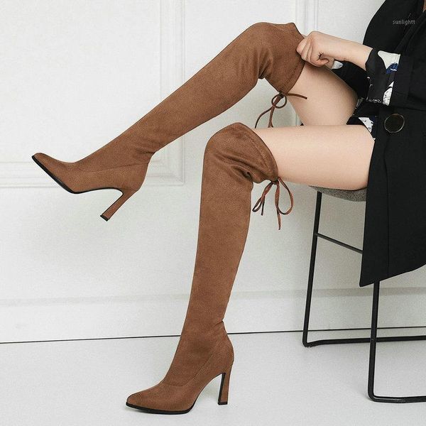 boots stretch thigh high women pointed toe block heel over the knee 2021 winter faux suede long black red gray1
boots stretch thigh high women pointed toe block heel over the knee 2021 winter faux suede long black red gray1