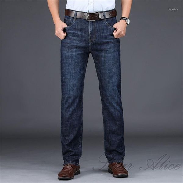 men's jeans 2021 men's summer thin straight middle-aged high waist loose stretch business casual trousers1, Blue
men's jeans 2021 men's summer thin straight middle-aged high waist loose stretch business casual trousers1, Blue