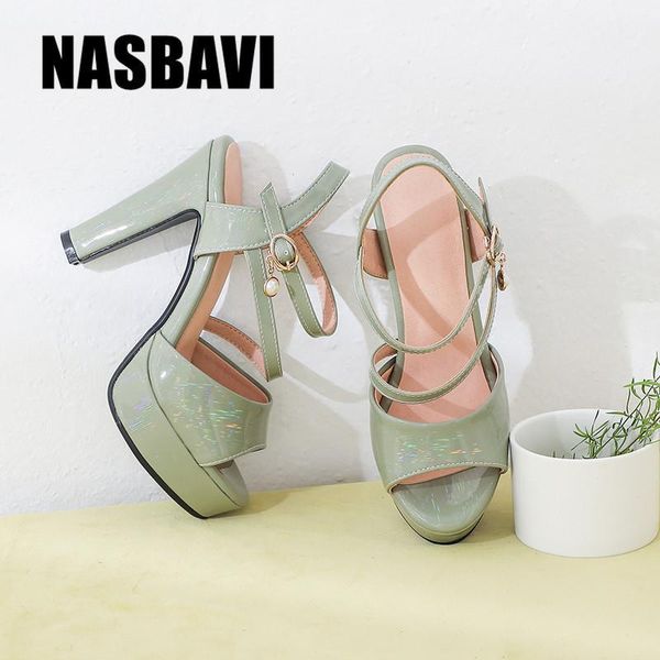 new summer shoes sandals women fashion laser patent leather fish mouth platform ultra high heels gladiator casual woman sandals1, Black
new summer shoes sandals women fashion laser patent leather fish mouth platform ultra high heels gladiator casual woman sandals1, Black