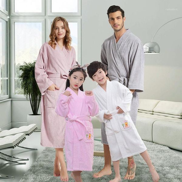 women's sleepwear 100% cotton toweling terry robe family for boy girls winter warm bathrobe soft sleeprobe women casual homewear1, Black;red
women's sleepwear 100% cotton toweling terry robe family for boy girls winter warm bathrobe soft sleeprobe women casual homewear1, Black;red